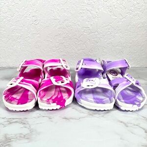 2 Pairs Of Sport Sandals SZ 6 Toddler